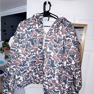 lululemon athletica Camouflage Jacket - Blue, Brown, White